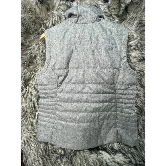 The North Face Grey Quilted Snap Button‎ Vest Women's Size Xl - Picture 6 of 6